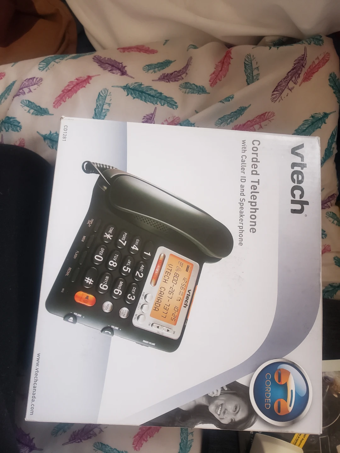 VTech CD1281 Corded Telephone with Caller ID and Speakerphone