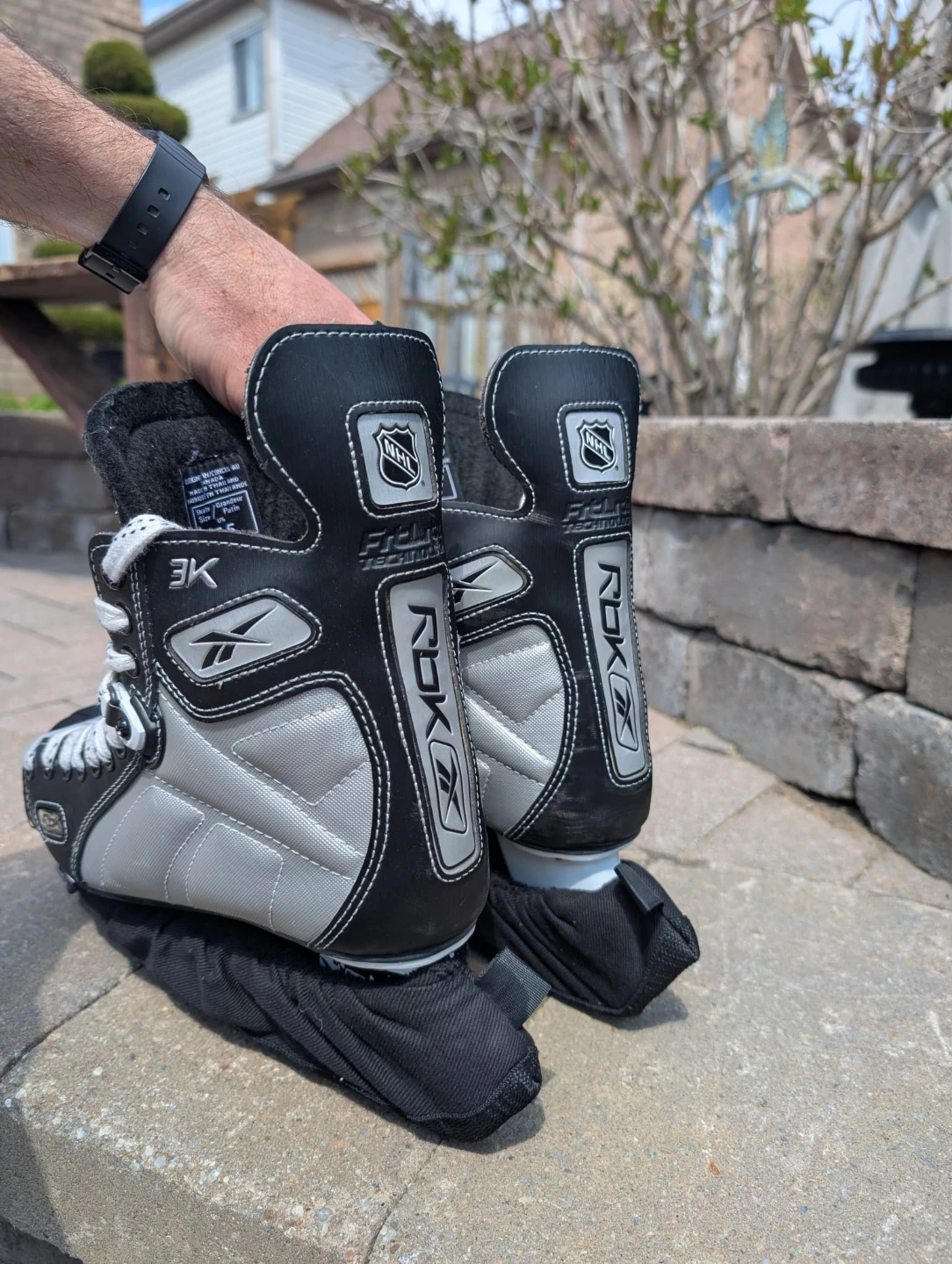 Reebok 3K Hockey Ice Skates - size 7.5 D - photo 2
