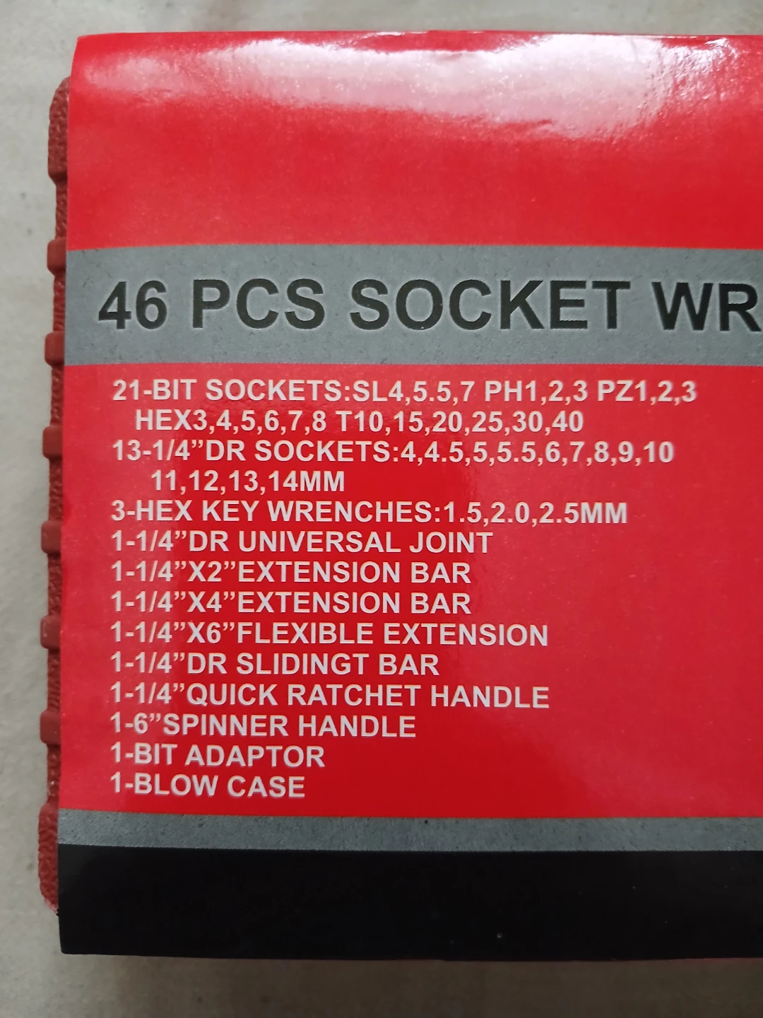 46 Piece Socket Wrench Set - photo 2