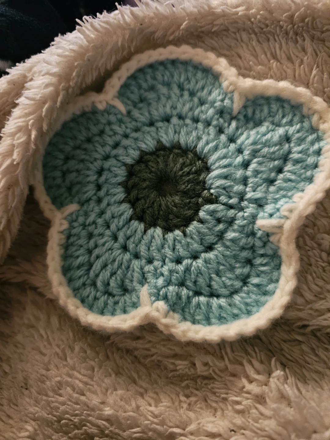 Crocheted Appliques and Coasters
