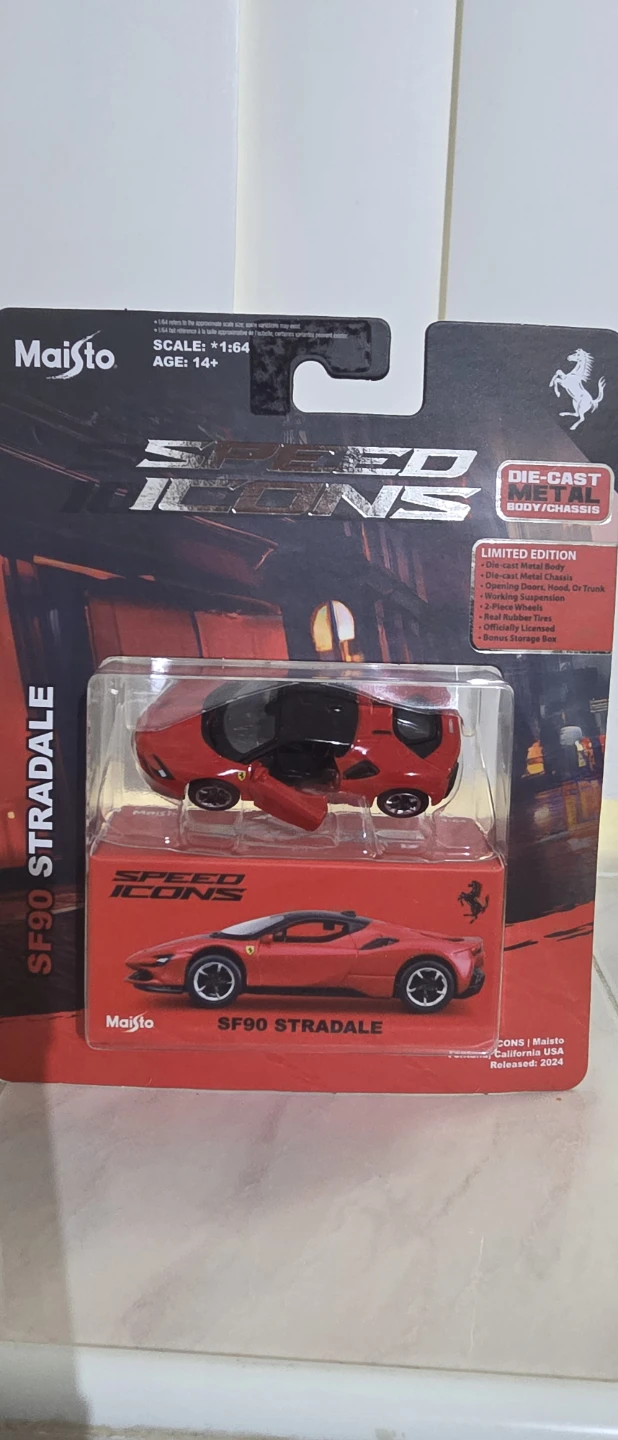Maisto Speed Icons Ferrari SF90 Stradale Die-Cast Model 1:64 - photo 4
