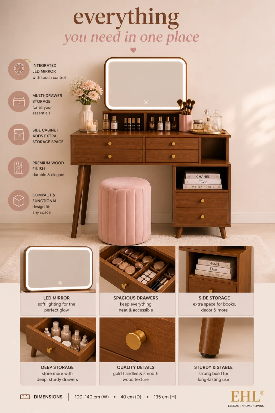Modern Vanity Table - photo 5