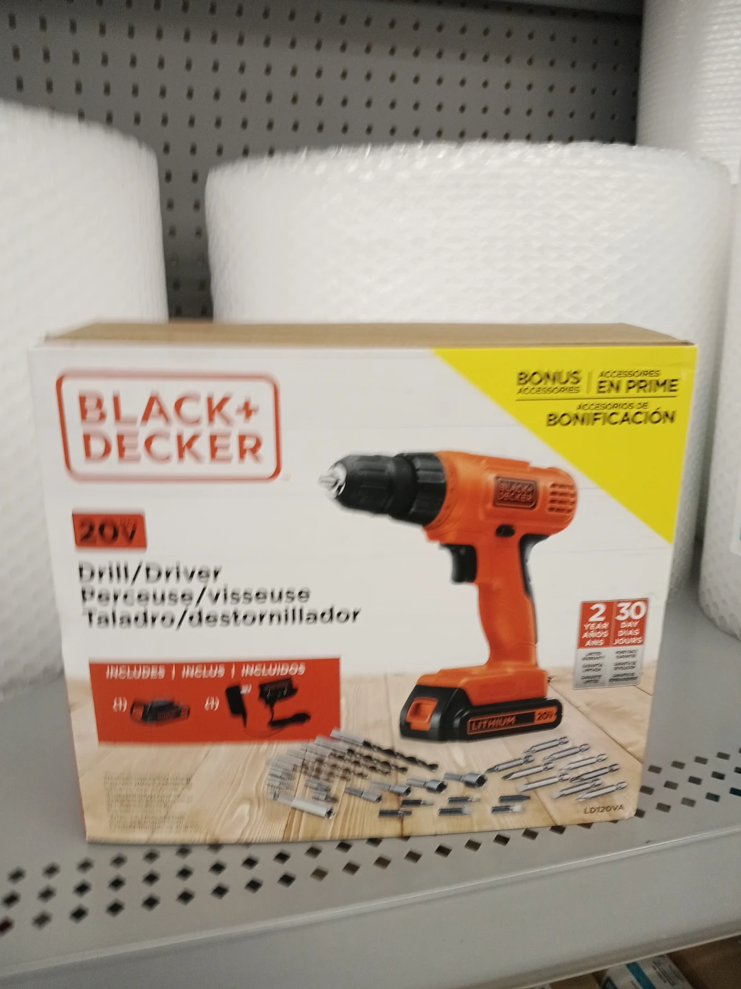 Black+Decker 20V Drill/Driver with Bonus Accessories