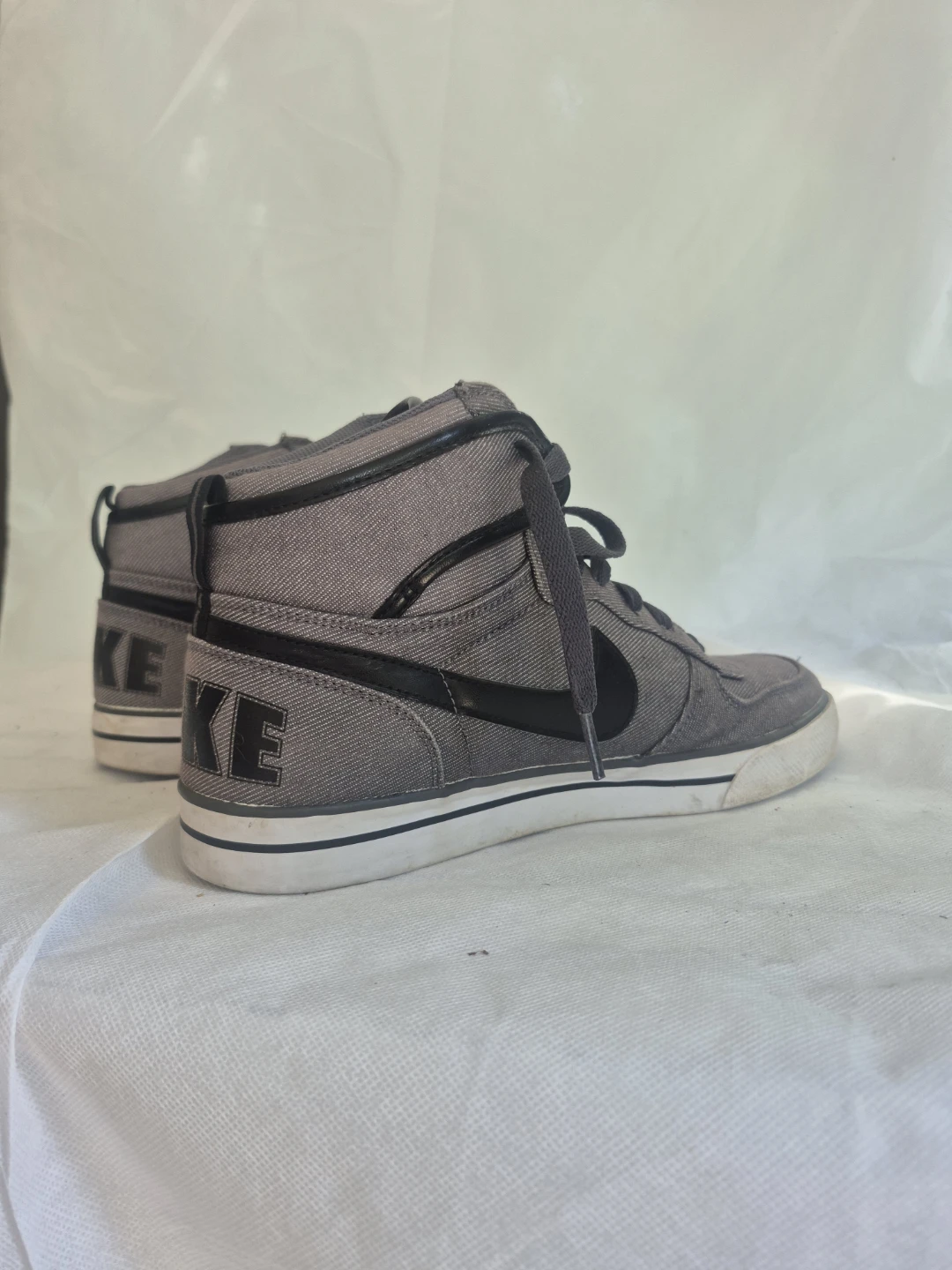 Nike Dunk Big High Canvas Size US 10 Anthracite Gray/Black RARE - photo 3