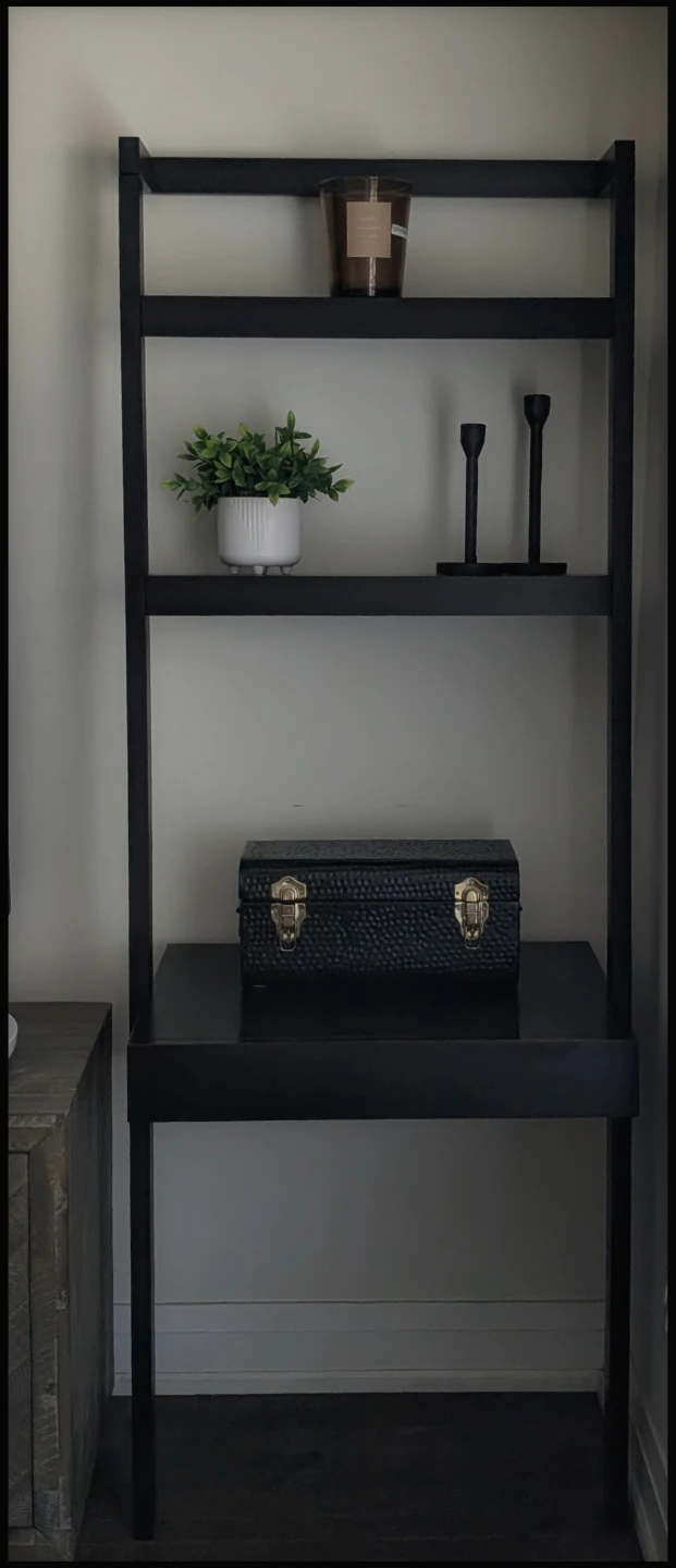 Crate and Barrel leaning desk /shelf - photo 3