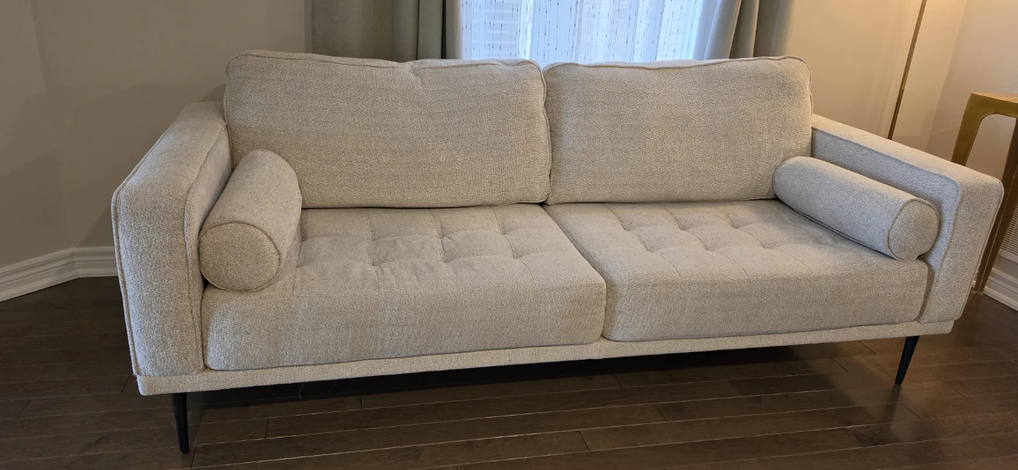 Ashley  three seater fabric sofa