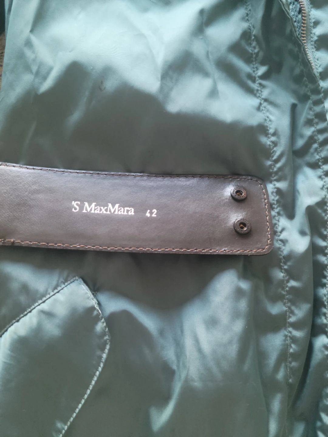 'S MaxMara Hooded Lightweight Jacket Size 42
