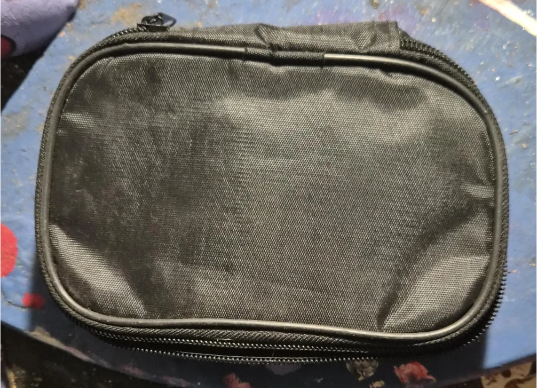 Black Zippered Pouch