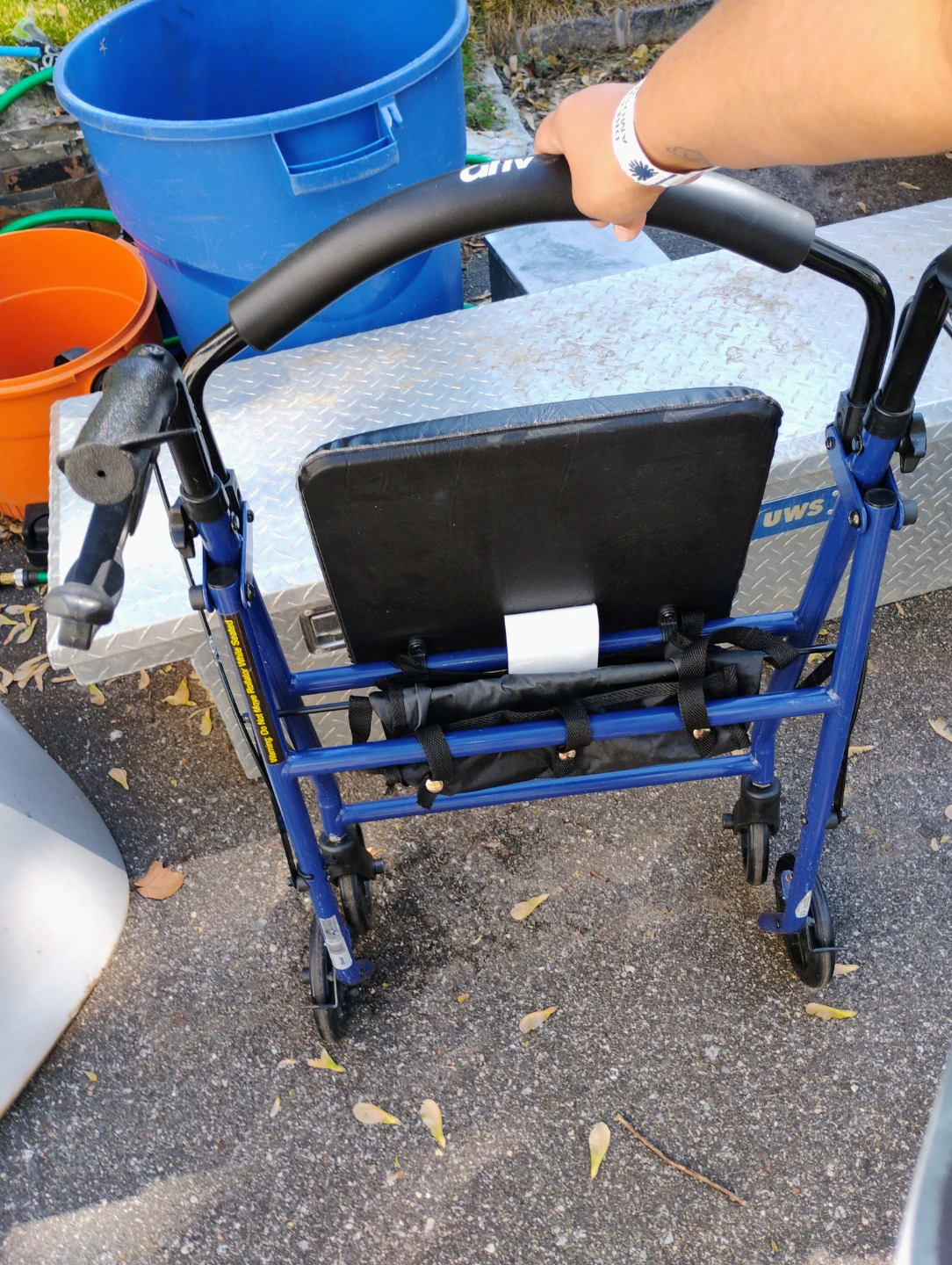 Drive Medical Steel Rollator Walker