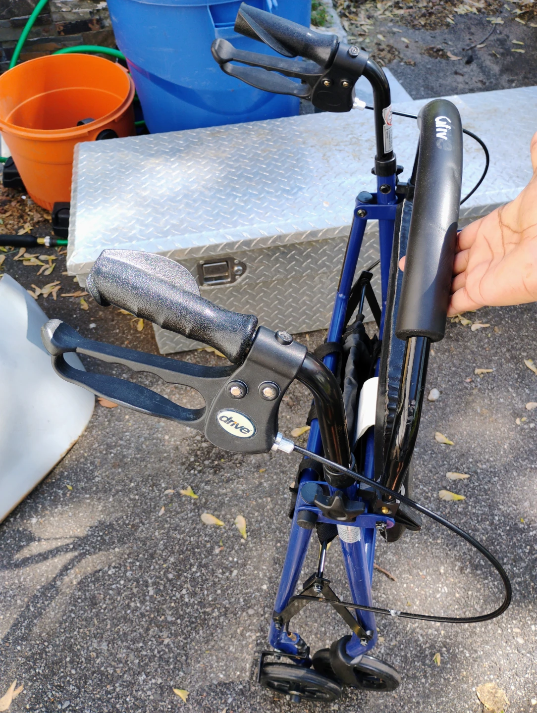 Drive Medical Steel Rollator Walker - photo 2