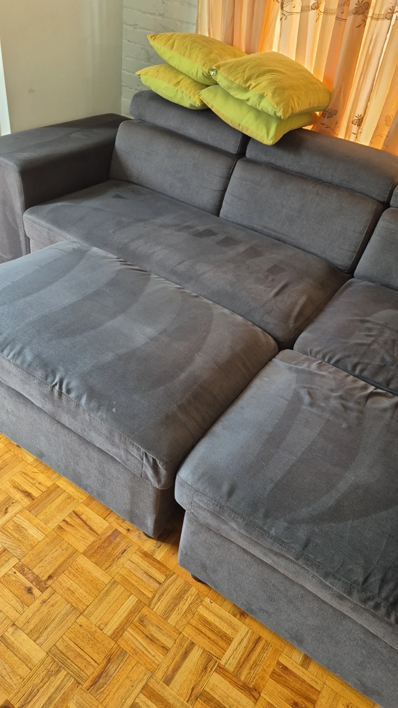 Grey Sectional Sofa with Chaise