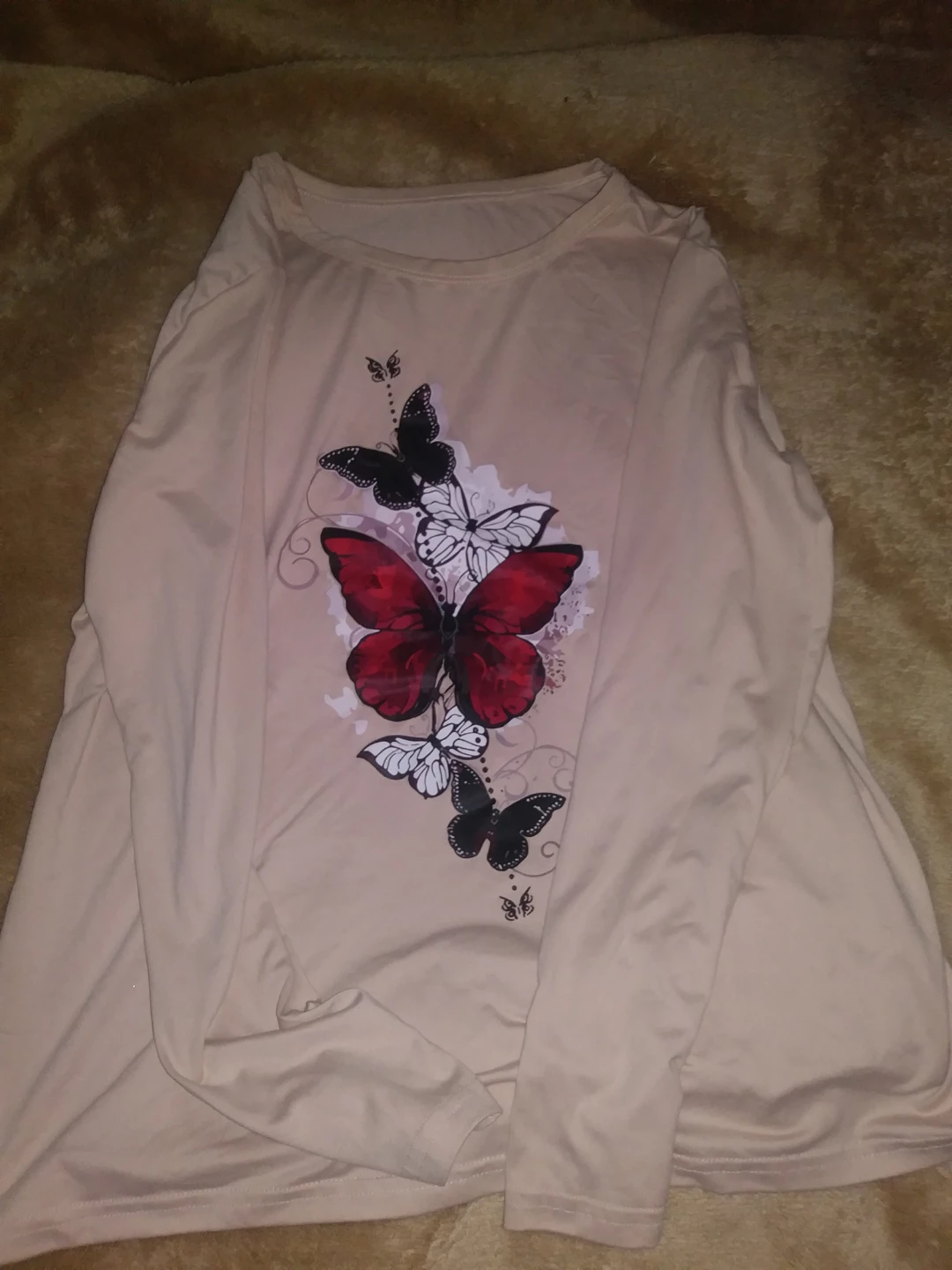 Long Sleeve Butterfly T-Shirt