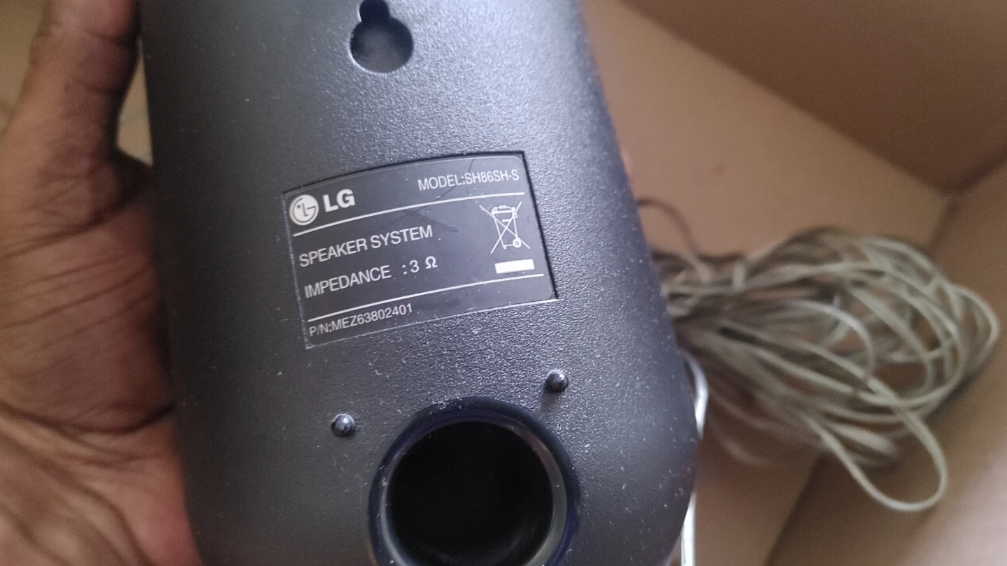 LG Speaker System SH86SH-S - photo 4