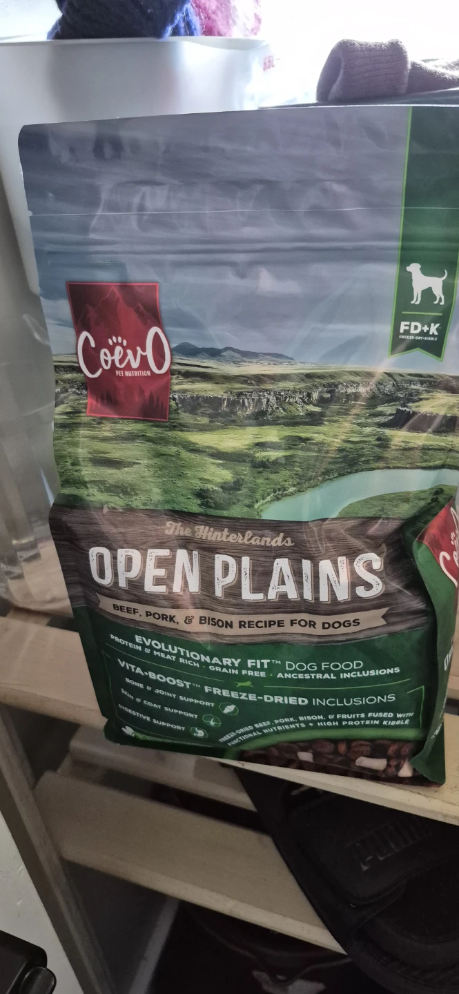 CoëvO Open Plains Beef, Pork & Bison Dog Food