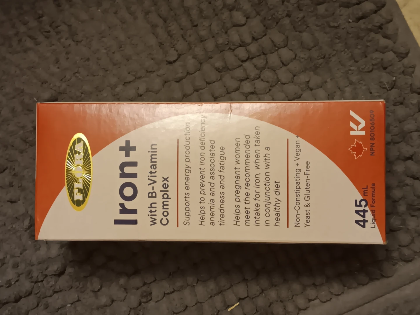 Flora Iron+ with B-Vitamin Complex Liquid Formula 445 mL