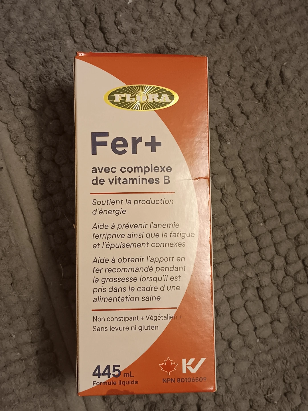 Flora Iron+ with B-Vitamin Complex Liquid Formula 445 mL - photo 2