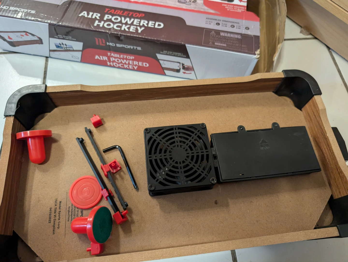 MD Sports Tabletop Air Powered Hockey Game - photo 3