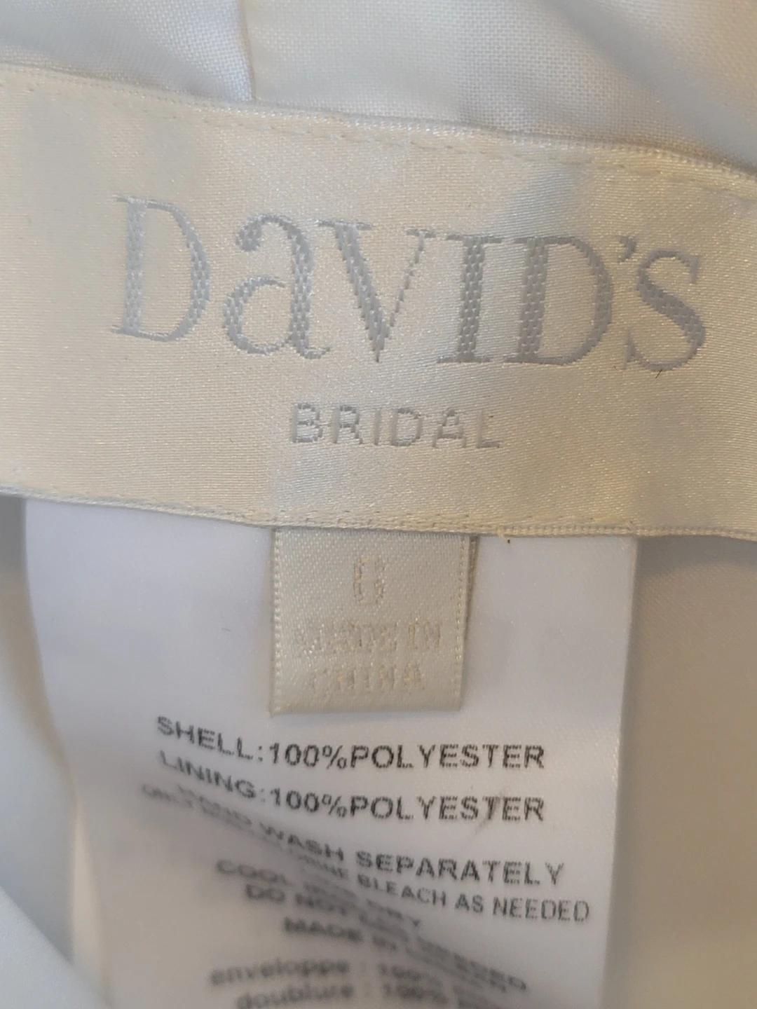 David's Bridal Strapless Floral Print Maxi Dress Size 6 - photo 5