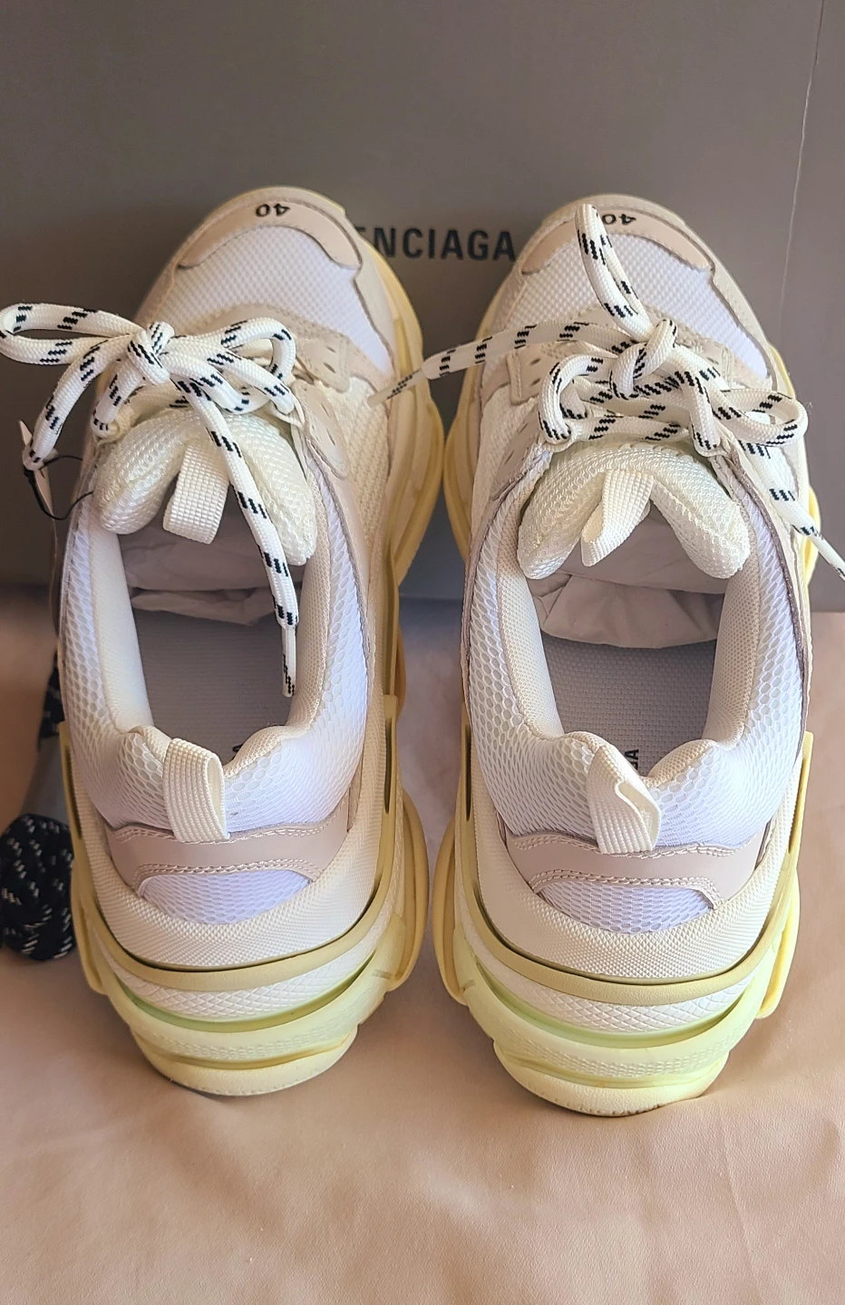 Balenciaga Triple S Sneakers Size 40 White - photo 2