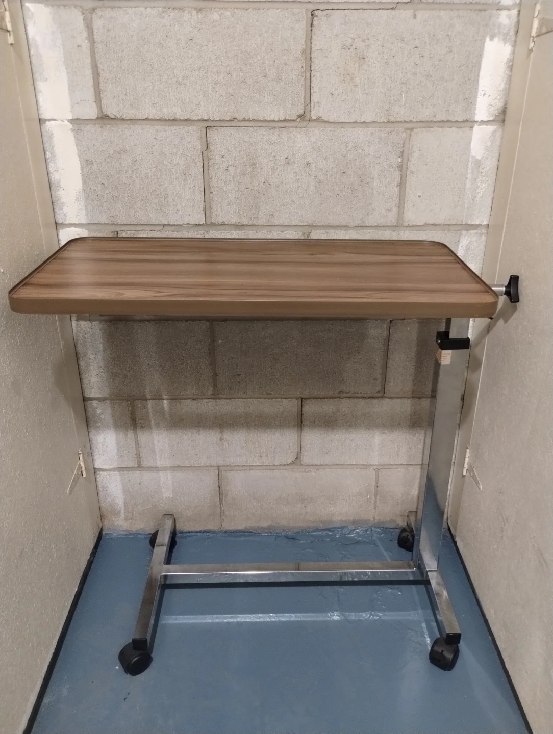 Adjustable Overbed Table with Wheels