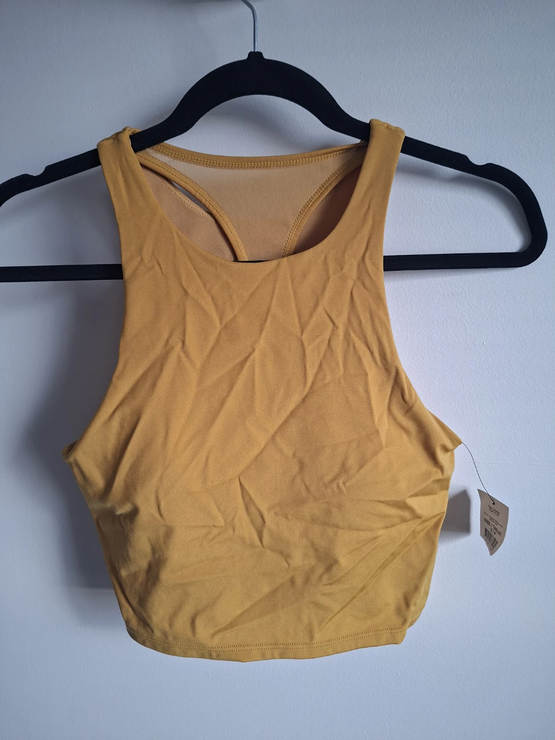 IBODY Athleta Yellow Crop Top/Sports Bra (Brand New) - photo 3