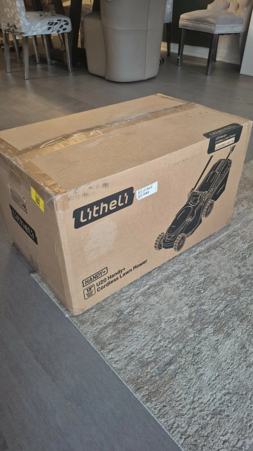 Litheli U20 Cordless Electric Lawn Mower with 2 Batteries - photo 3