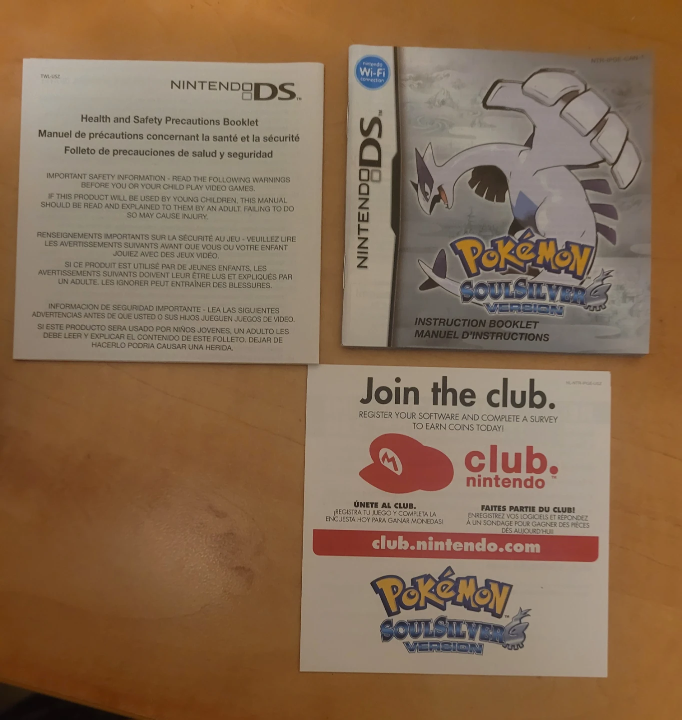 Pokemon Soulsilver Authentic Case and Manual - photo 2