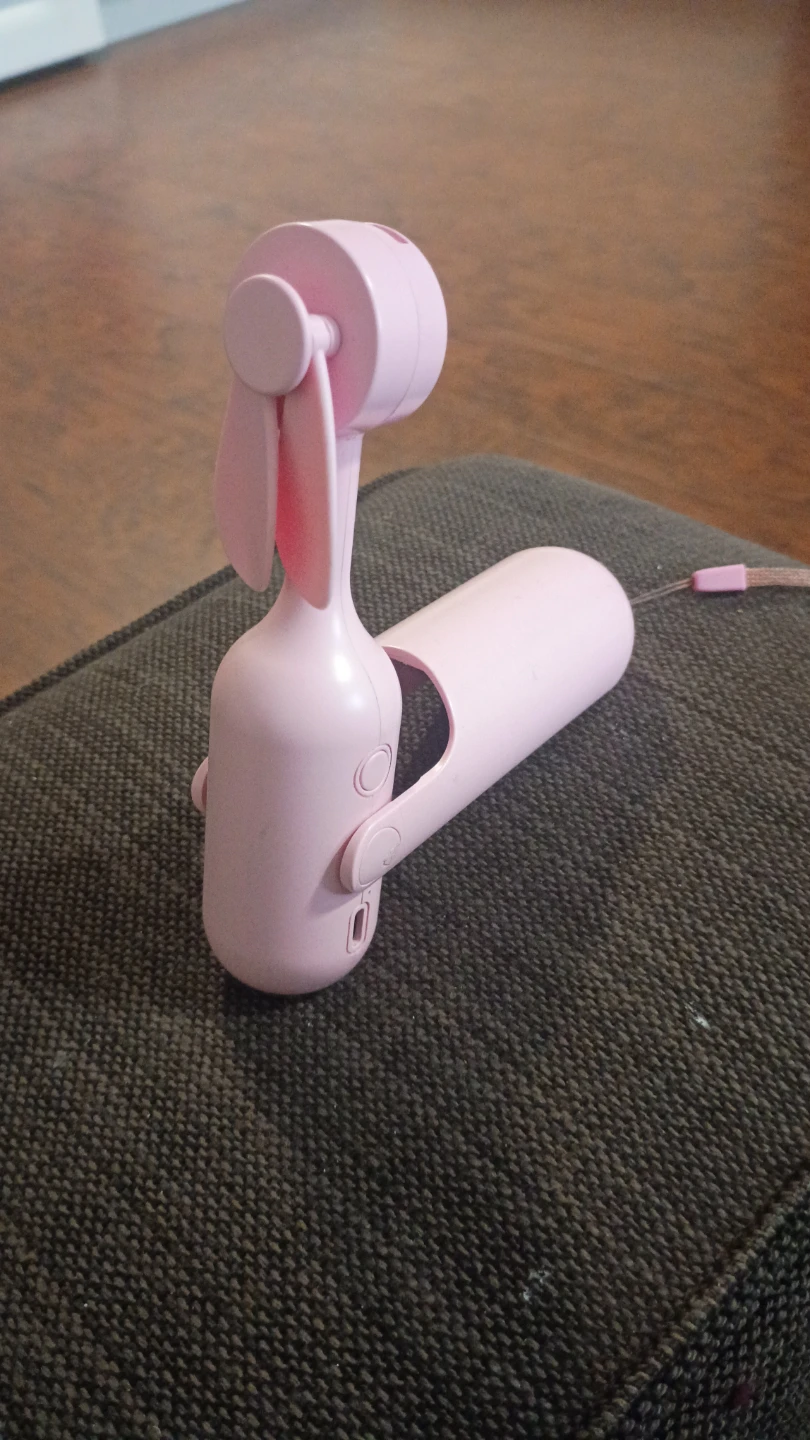SPOVEN Pink Portable Handheld Fan HS-08 - photo 4
