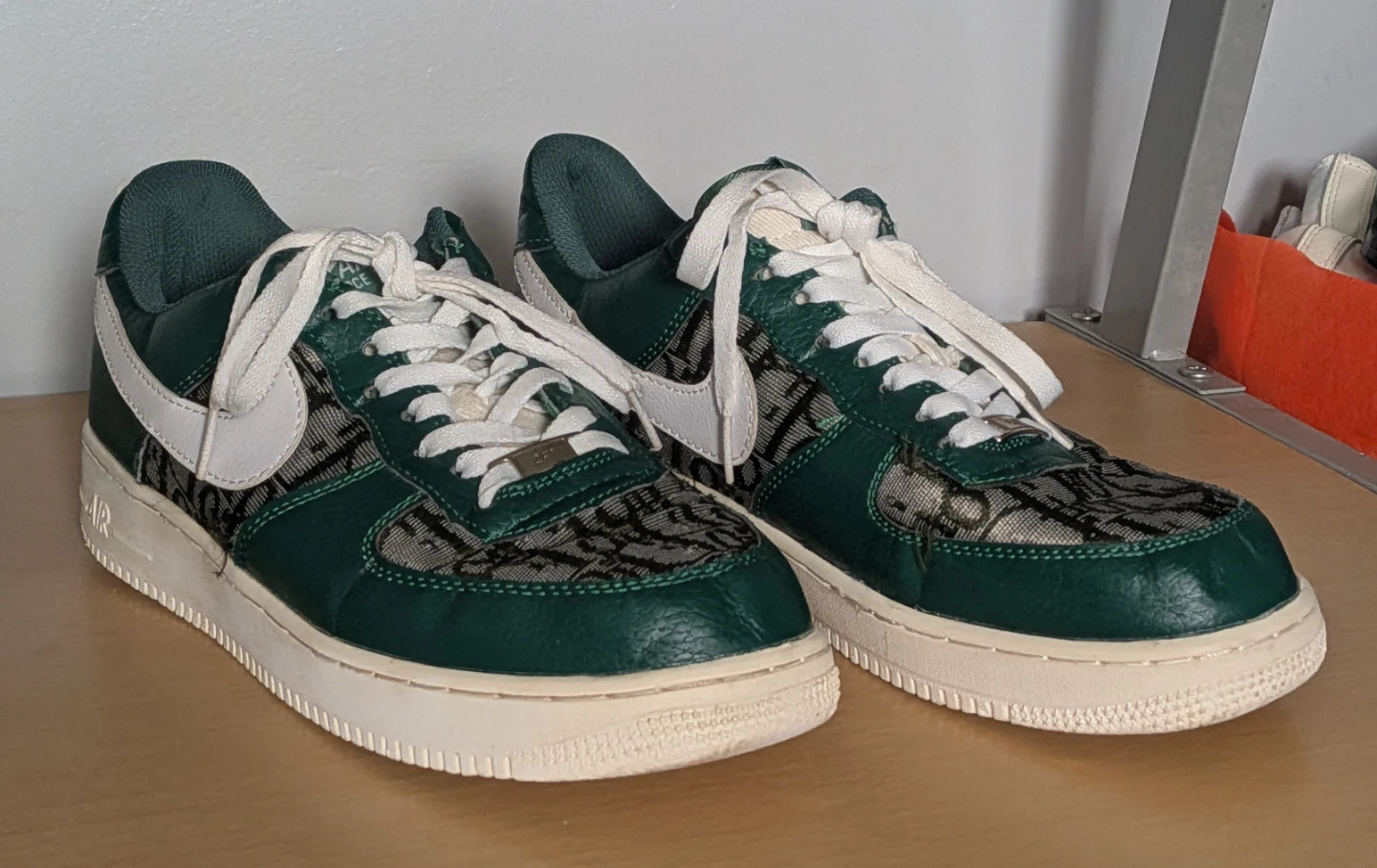 Nike Air Force 1 Low - Custom Dior Monogram - US 10 - Asking $80 - photo 3