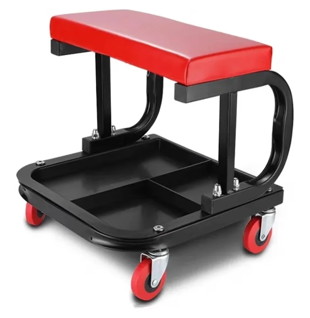 Rolling Creeper Seat with Storage Tray