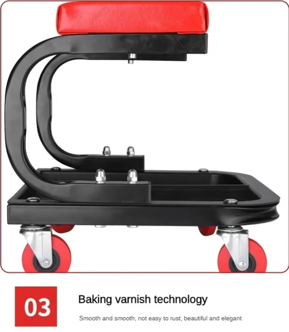 Rolling Creeper Seat with Storage Tray - photo 2