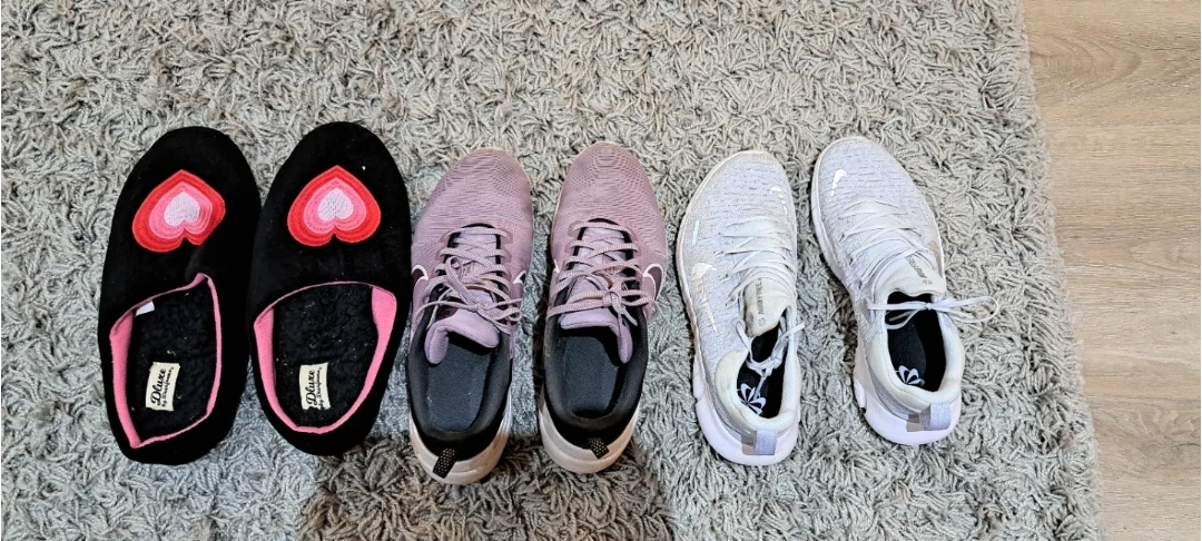 Nike Running Shoes and Slippers Bundle
