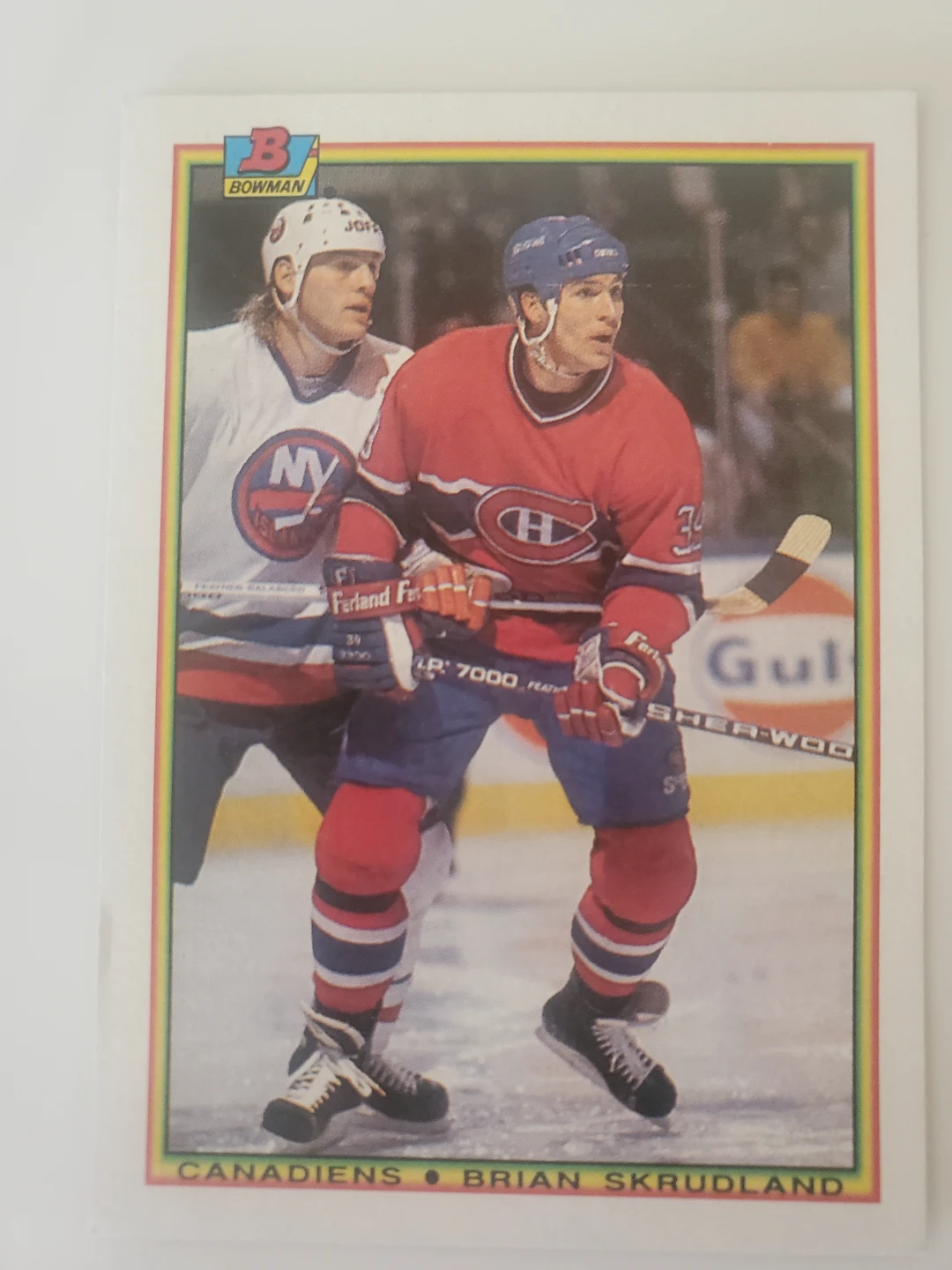 1990 Bowman Brian Skrudland Hockey Card