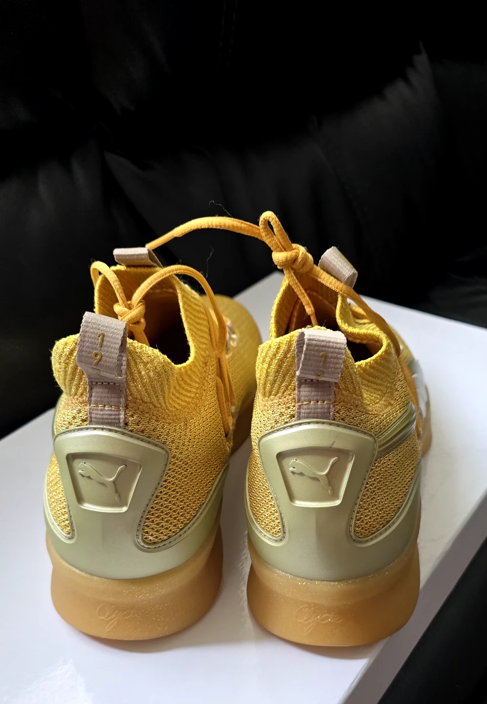 Brand new Puma Clyde Glitter Gold for sale - photo 5