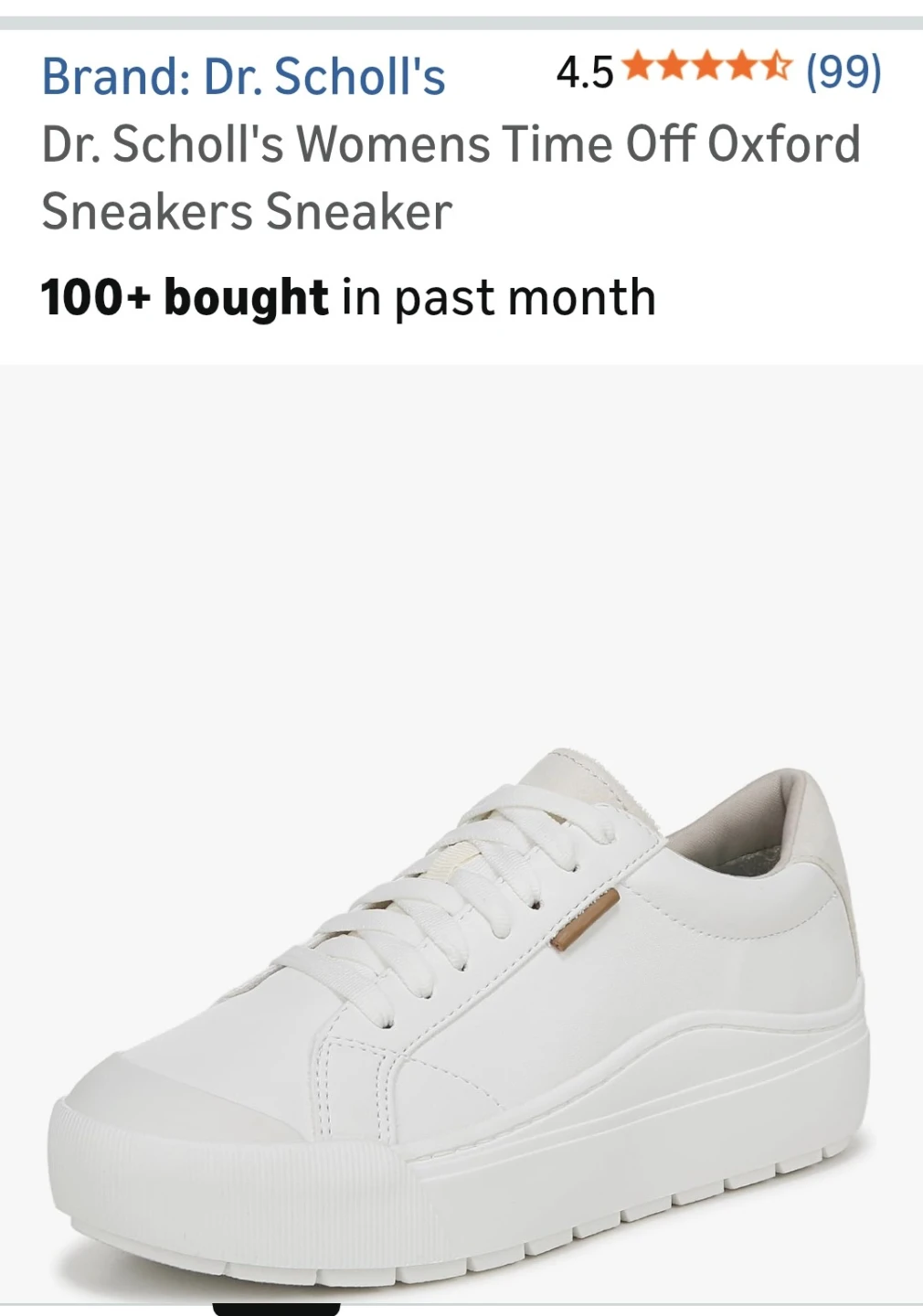 Dr. Scholl's Womens Time Off Oxford Sneakers - photo 3