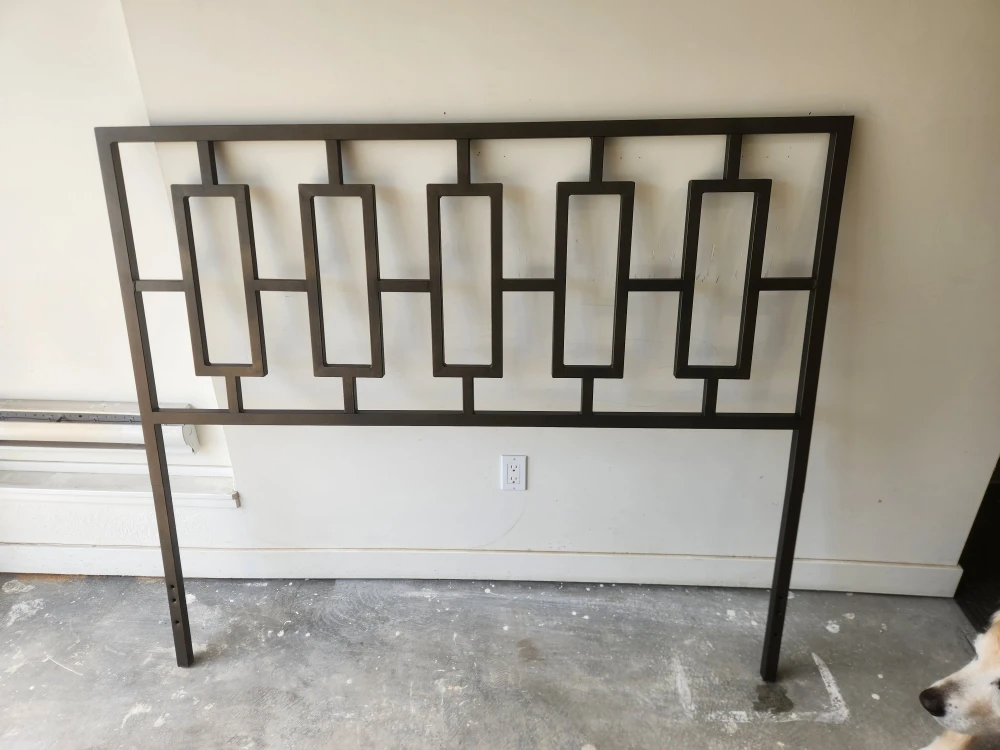 Metal Geometric Headboard