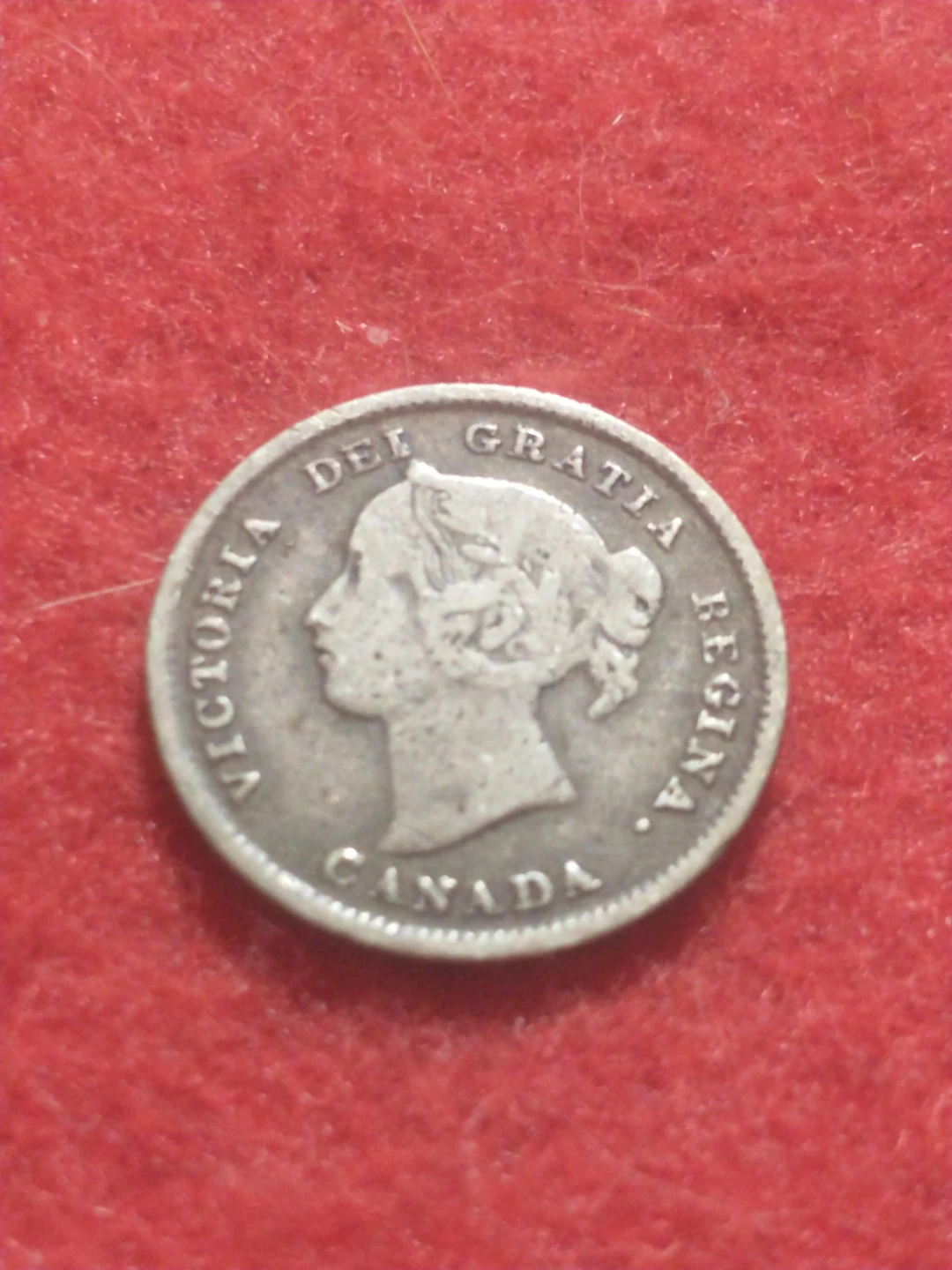 1892 Canada 5 Cents Silver Coin - photo 4