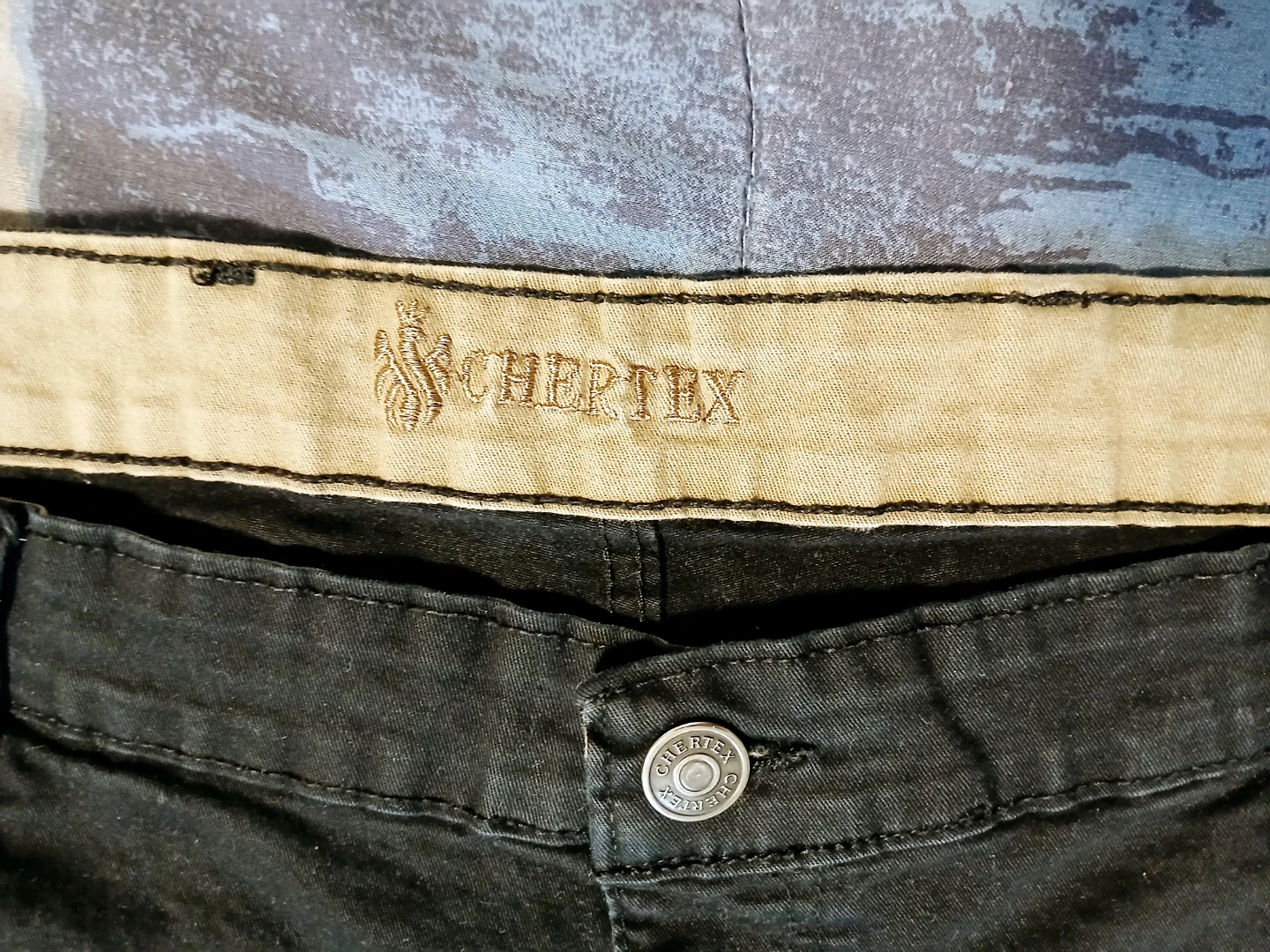 Men XXL 42x28 Chertex Black Jeans - photo 2
