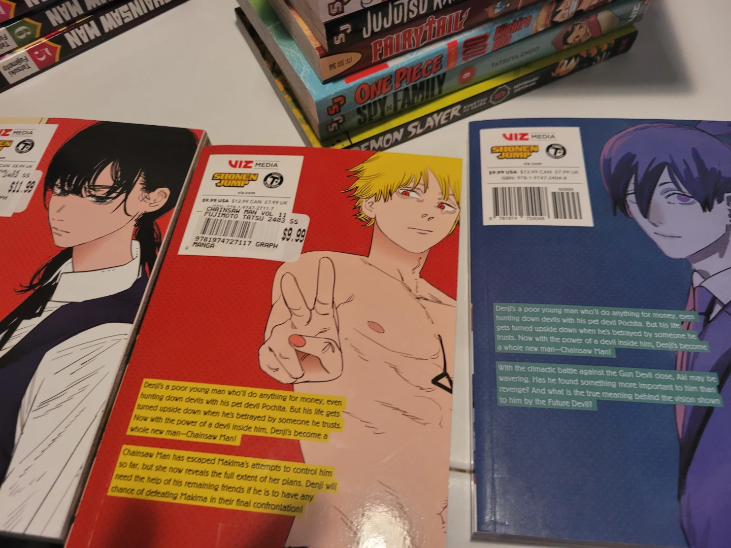 Japaneze comics books including Chainsaw Man Manga Volumes 5-12 - photo 5