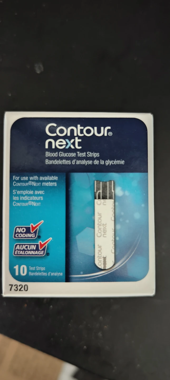 Contour Next Blood Glucose Test Strips - 10 count