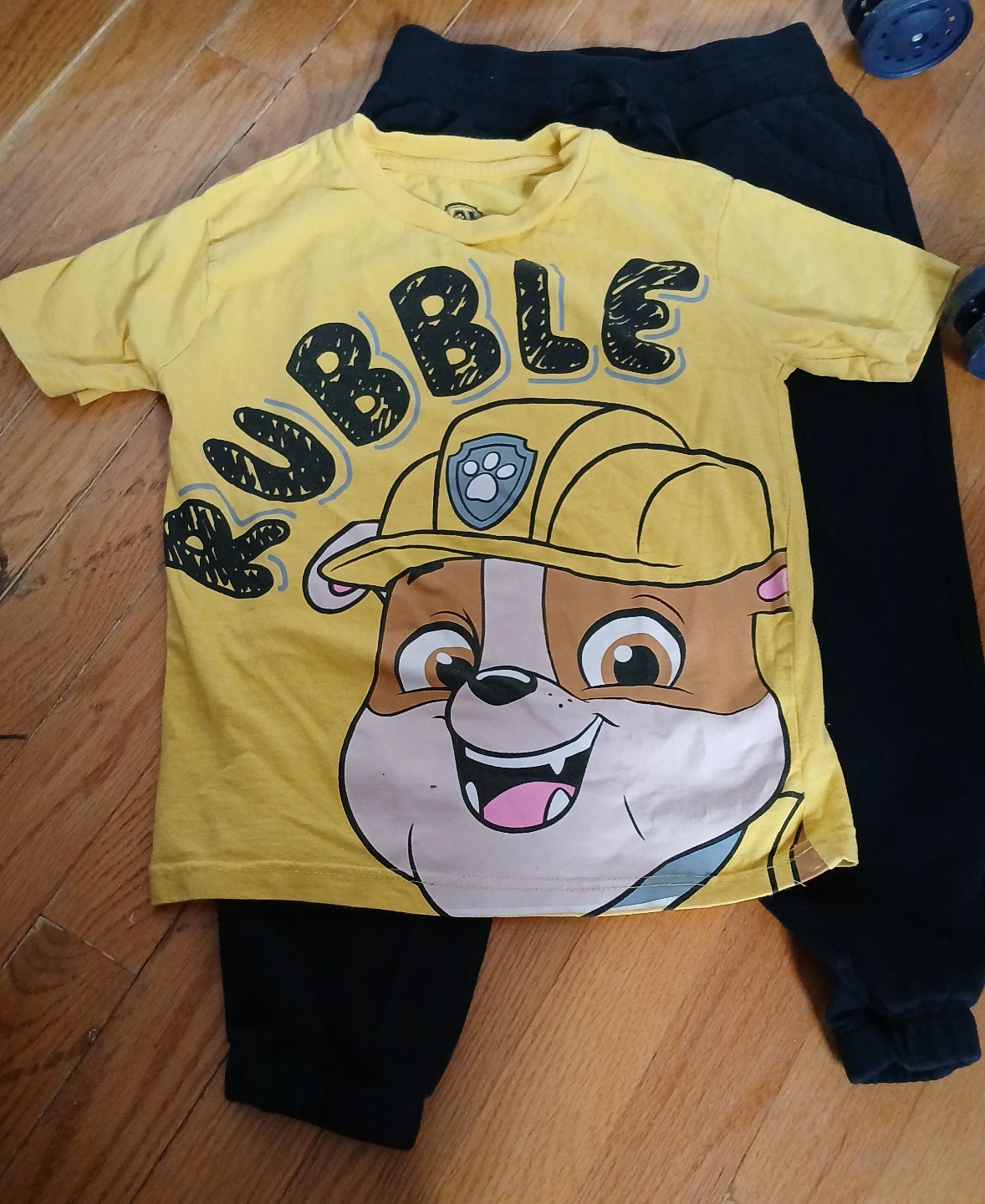 Paw Patrol Rubble T-Shirt and Pants Set