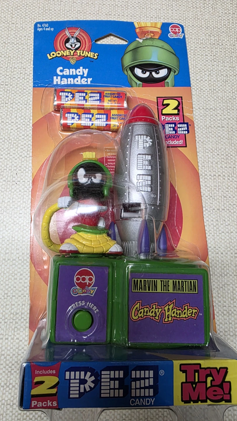 PEZ Candy Marvin the Martian Looney Tunes Candy Handers
