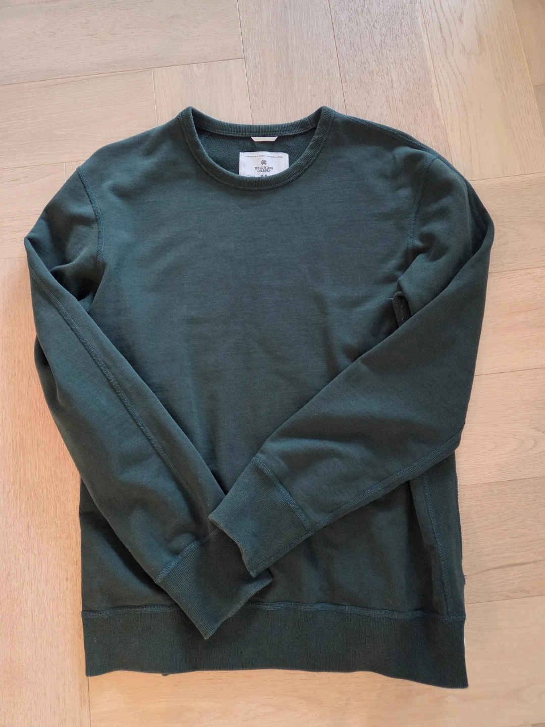 Reigning Champ Crewneck Sweatshirt - Medium - Forest Green