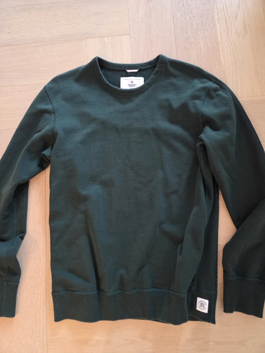 Reigning Champ Crewneck Sweatshirt - Medium - Forest Green - photo 2