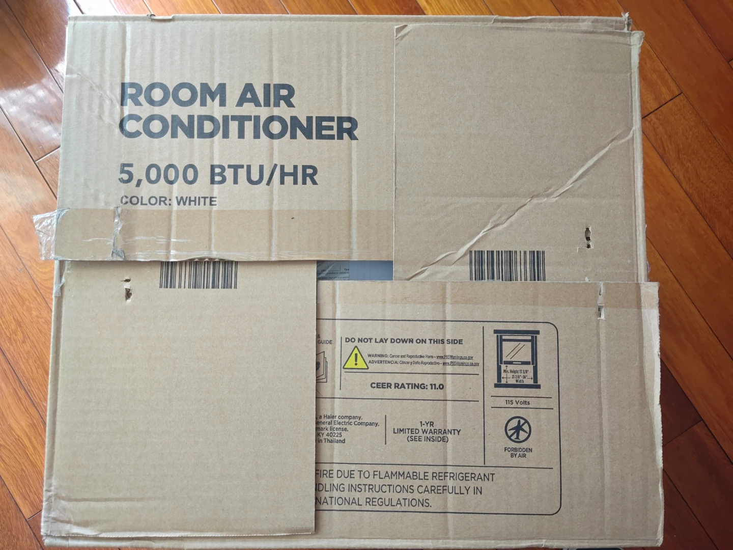 GE Appliances Room Air Conditioner - 5,000 BTU/HR White