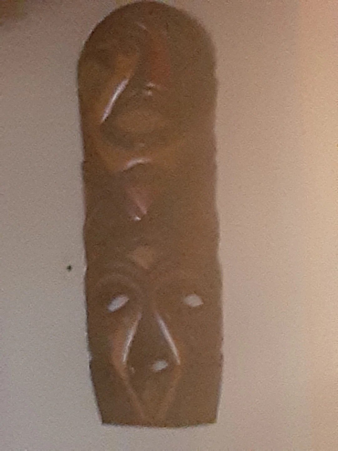 Wooden Tribal Mask Wall Decor