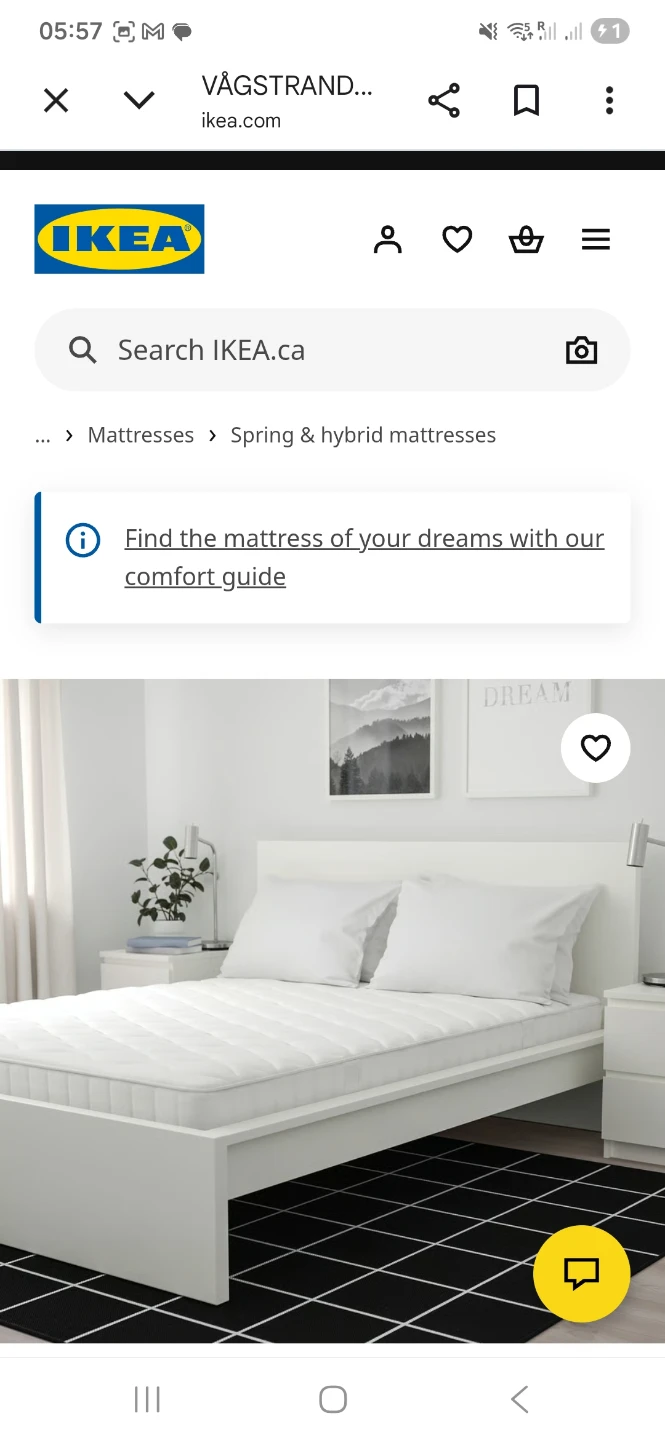 IKEA VÅGSTRANDA Hybrid Mattress - Medium Firm/White - King - photo 2