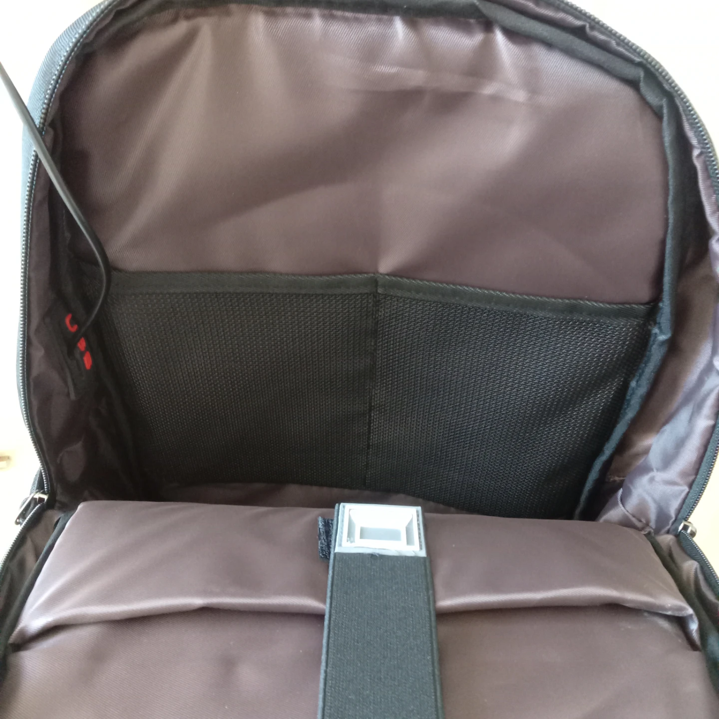Black Laptop USB Charging Backpack - photo 4