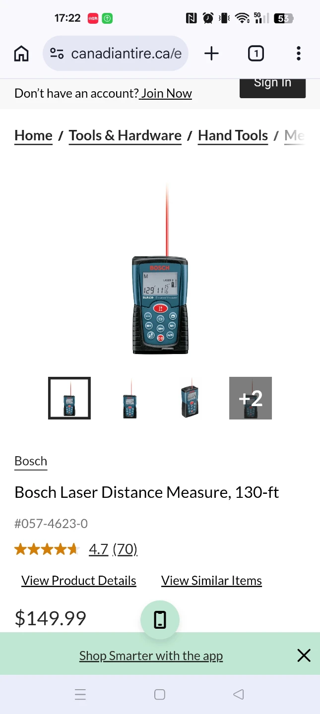 Bosch DLR130 Laser Distance Measurer, 130-ft - photo 2
