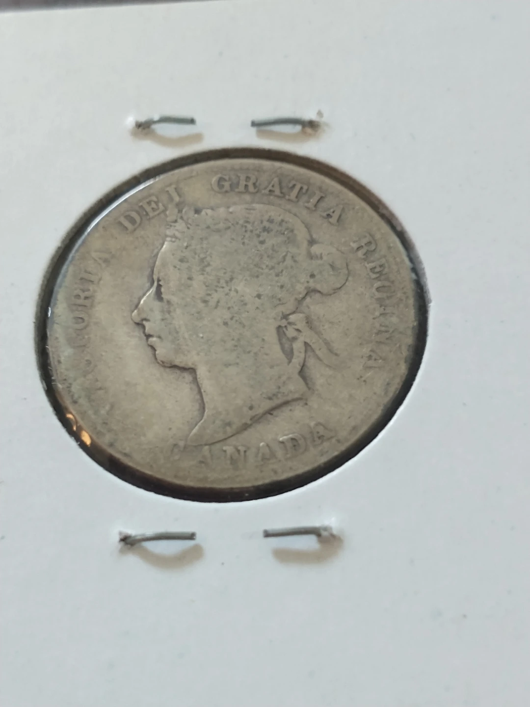 1900 Canada silver Victoria quarter - photo 4